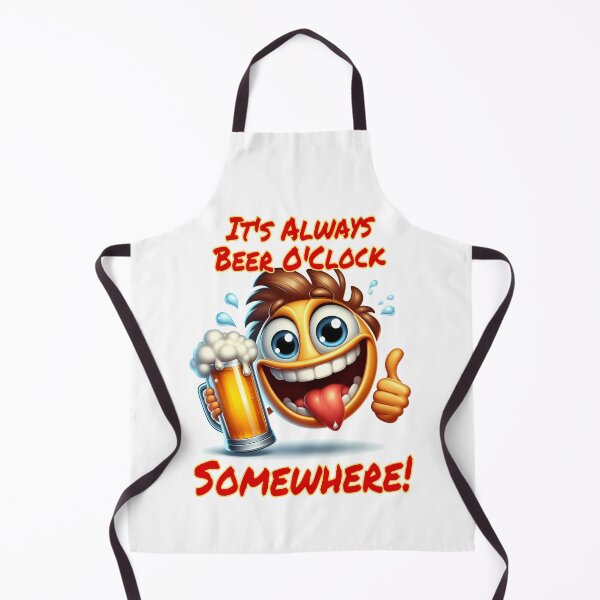 Item preview, It's always beer o'clock, somewhere! designed and sold by Black Sands Art.