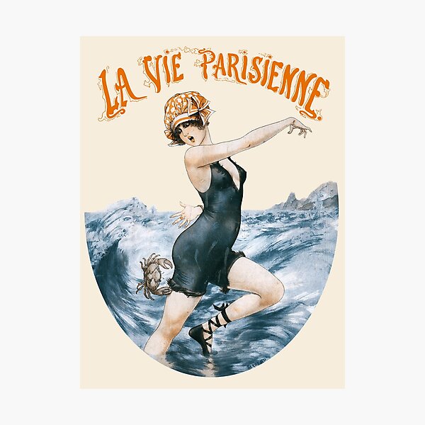Item preview, La Vie Parisienne - Un pince sans rire ou le souvenir du métro - Art Deco designed and sold by elektronen.