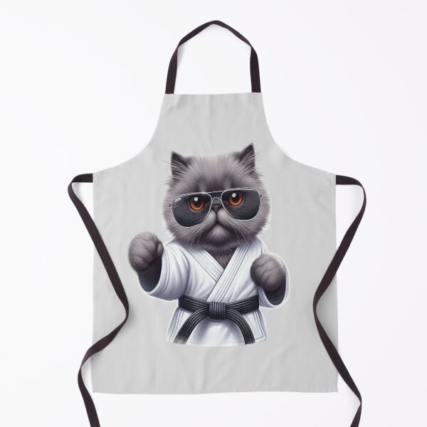 Item preview, Karate Cat | Cute Persian Cat | Black Belt designed and sold by Chic-Fun.