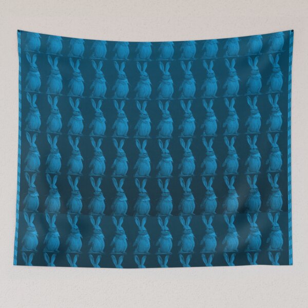 Item preview, Rabbit dancer blue designed and sold by Arttiiist.
