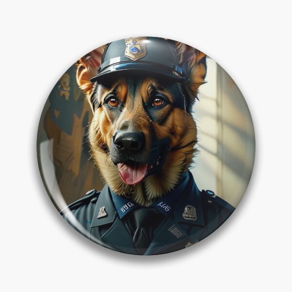 Item preview, Officer Friendly Pooch designed and sold by AngiesGoodDeals.
