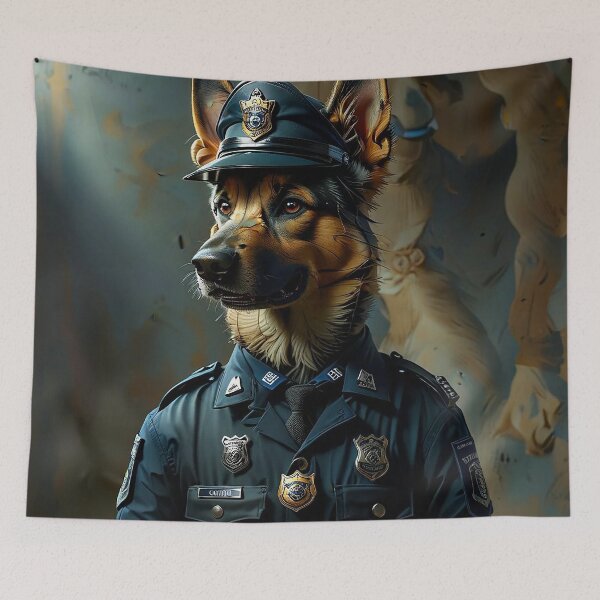 Item preview, Officer Friendly Pooch designed and sold by AngiesGoodDeals.
