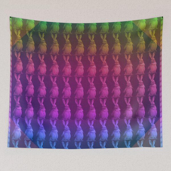 Item preview, Rabbit dancer colorful  designed and sold by Arttiiist.
