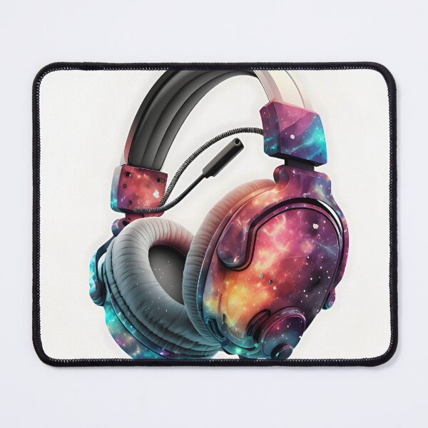 Item preview, Gaming Headset Celestial Nebula Style designed and sold by MoorehanDy.