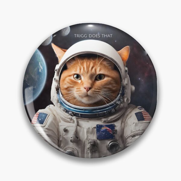 Item preview, TRIGG DOES THAT - Astronaut Ginger Cat designed and sold by TriggDoesThat.