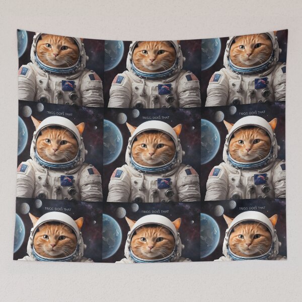 Item preview, TRIGG DOES THAT - Astronaut Ginger Cat designed and sold by TriggDoesThat.