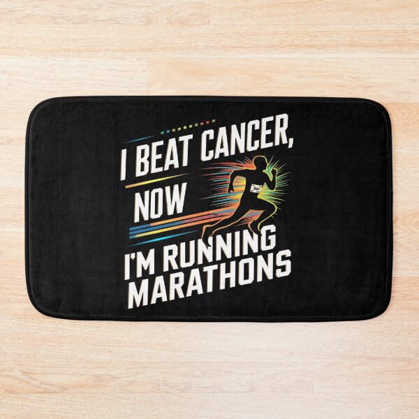 Item preview, I Beat Cancer Now I'm Running Marathons designed and sold by SewnMemories.