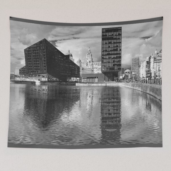 Item preview, Liverpool Reflections BW designed and sold by Alisonchambers2.