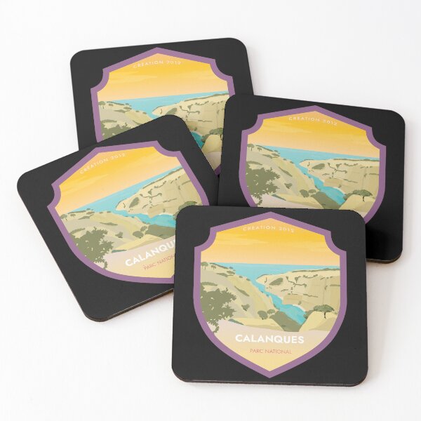 Aperçu de l'œuvre Parc national des Calanques (France) créée et vendue par Rapaz Designs.