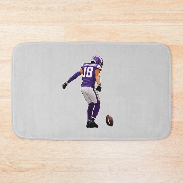 Item preview, Justin Jefferson No.18 Celebrate Touchdown Art designed and sold by EndZoneEmporium.