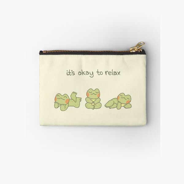 Item preview, it's okay to relax froggies designed and sold by kyootkreative.