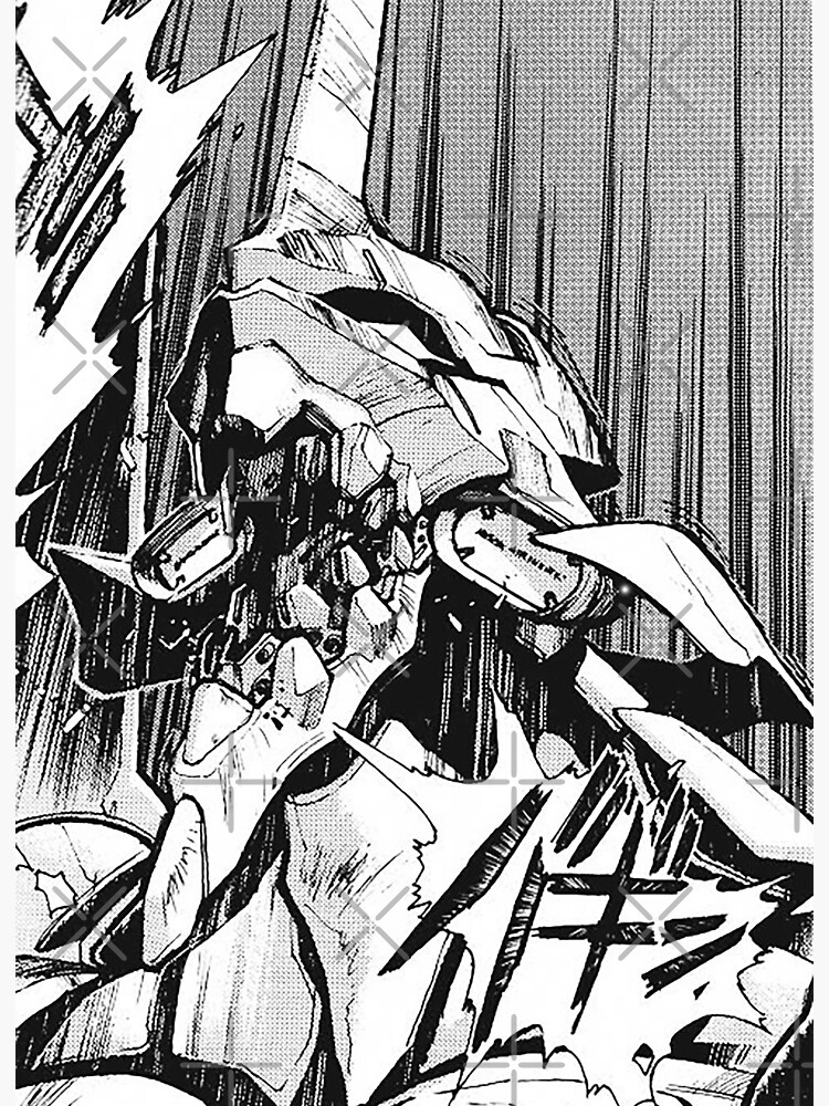 Evangelion Unit 01 Berserk Manga Art Board Print By Willyumkdot Redbubble