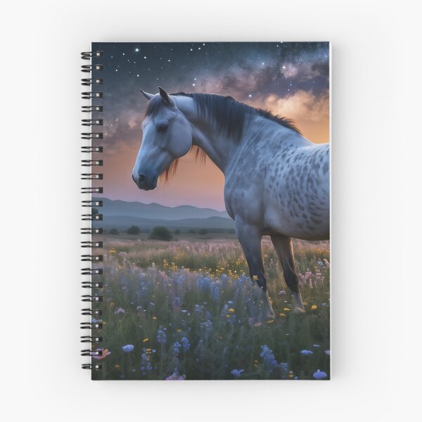 Item preview, Horse in Wildflowers , Moonlight sky  designed and sold by Soccer4ja9.