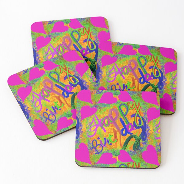 Item preview, Happy Birthday Alcohol Ink designed and sold by Victoria Rose.