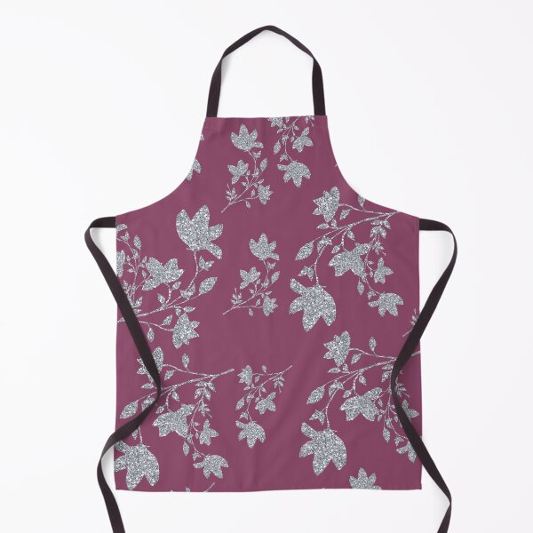 Item preview, Silver floral brocade designed and sold by SharonVallis.