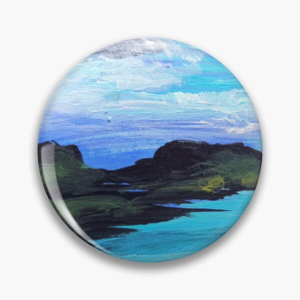 Item preview, Lake Balaton Landscape Painting designed and sold by Liliaphylla.