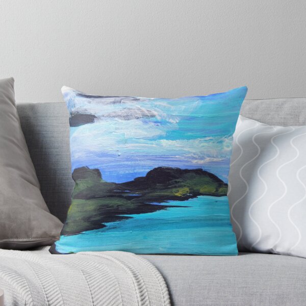 Item preview, Lake Balaton Landscape Painting designed and sold by Liliaphylla.