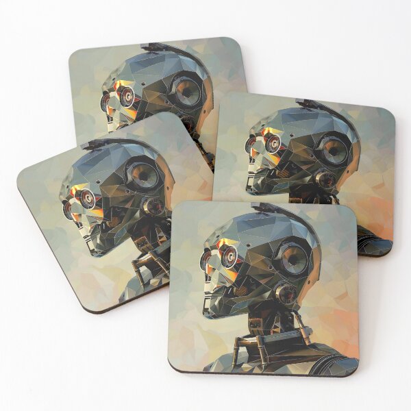 Item preview, Robot in geomatic design designed and sold by joyandoman.