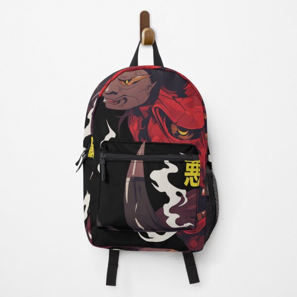 Item preview, Japanese demon mask AKM_08 designed and sold by NoNeed4InK.