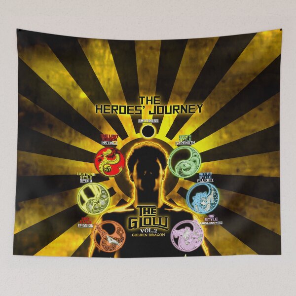 Item preview, The Heroes' Journey - Leroy Green Final Level Design - The Last Dragon designed and sold by LucentOak.