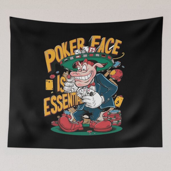 Item preview, Pokerface is essential - Poker hands - Casino vibes designed and sold by JansenGS.