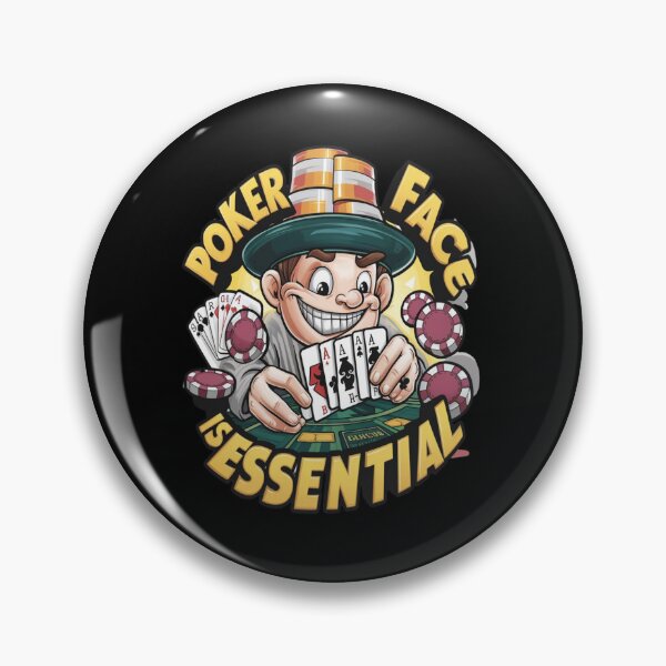 Item preview, Pokerface is essential - Poker hands - Casino vibes designed and sold by JansenGS.