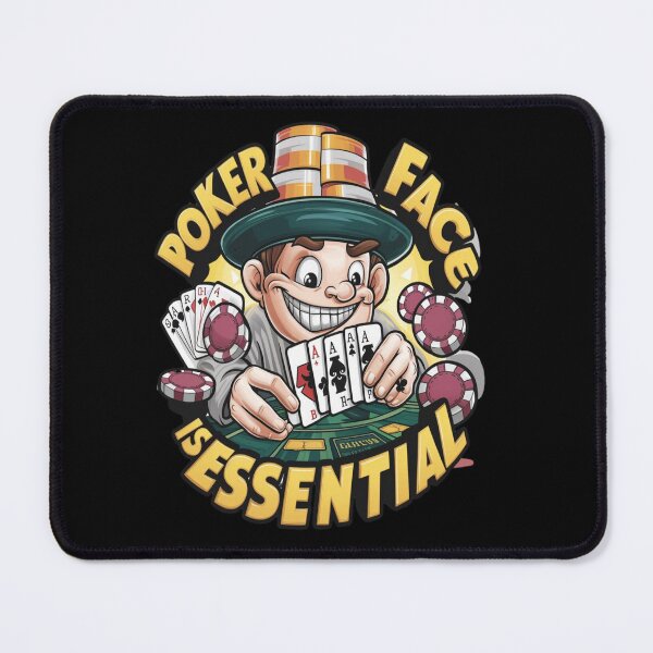 Item preview, Pokerface is essential - Poker hands - Casino vibes designed and sold by JansenGS.