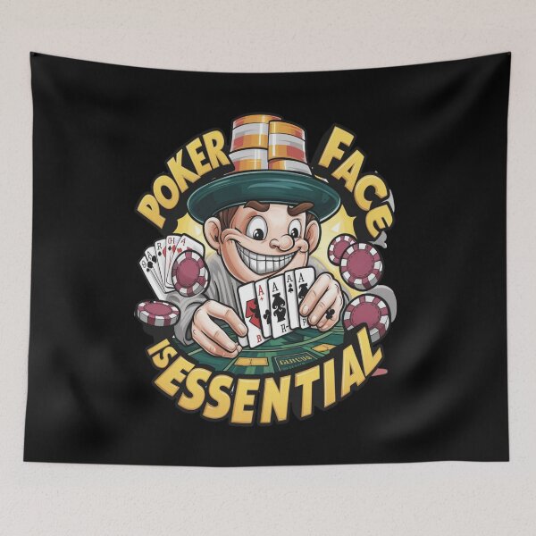 Item preview, Pokerface is essential - Poker hands - Casino vibes designed and sold by JansenGS.