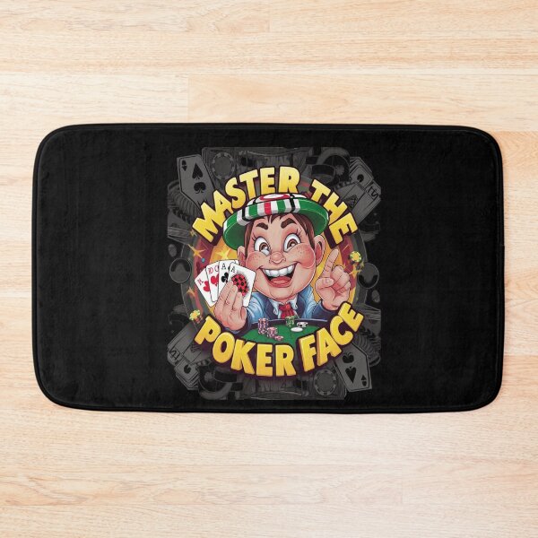 Item preview, Master the Pokerface - Poker hands - Casino vibes designed and sold by JansenGS.