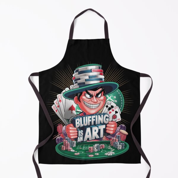 Item preview, Bluffing is an art - Poker hands - Casino vibes designed and sold by JansenGS.