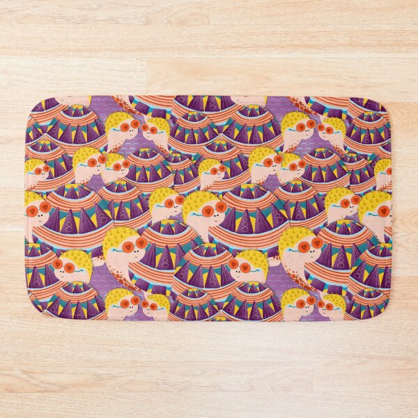Item preview, Turtles, Multi-colored on a lilac background designed and sold by Alex  Blud.