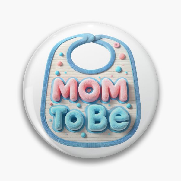 Item preview, Mom To Be Baby Announcement Design with Baby Bib designed and sold by StyLeHi.