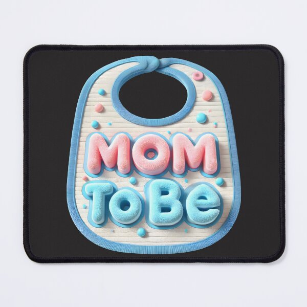 Item preview, Mom To Be Baby Announcement Design with Baby Bib designed and sold by StyLeHi.
