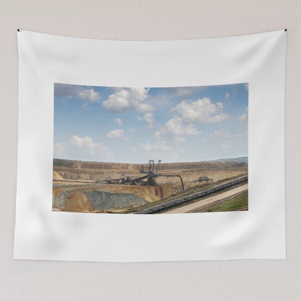 Item preview, excavator digging on open pit coal mine designed and sold by goceris.