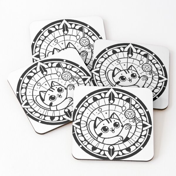 Item preview, Adorable Cat Caught in Playful Pursuit designed and sold by Stickers-4-Fun.