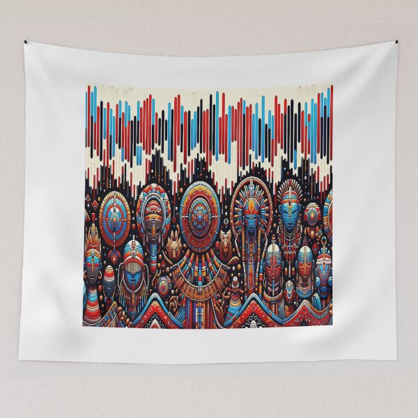 Item preview, East African Tribal Art Visual designed and sold by BubandAika.