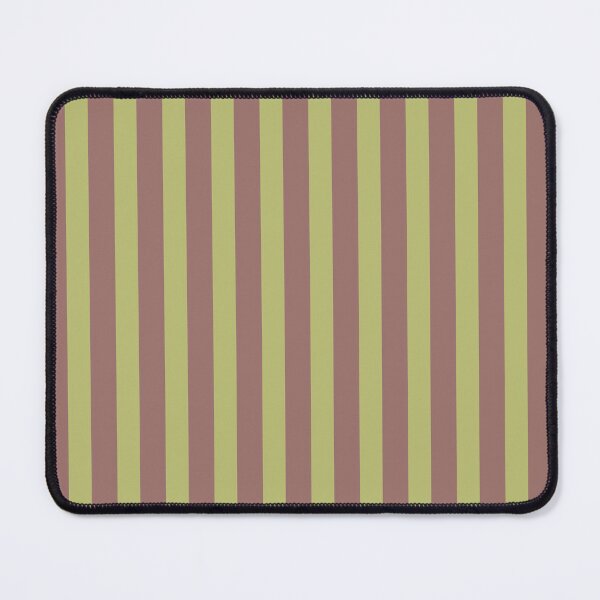 Item preview, Geometric Warm Neutrals Burlwood And Green Banana Vertical Stripes designed and sold by Triplicate Limited.
