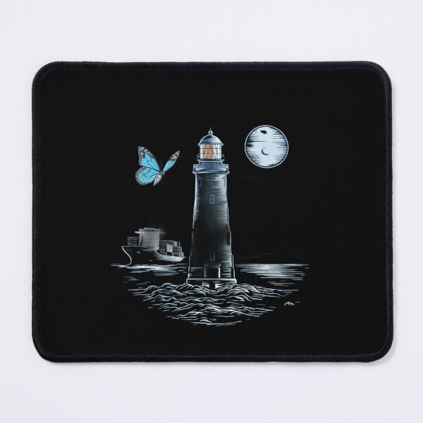 Item preview, Moonlit Ocean Lighthouse Scene 2 designed and sold by MyNiceDesigns.