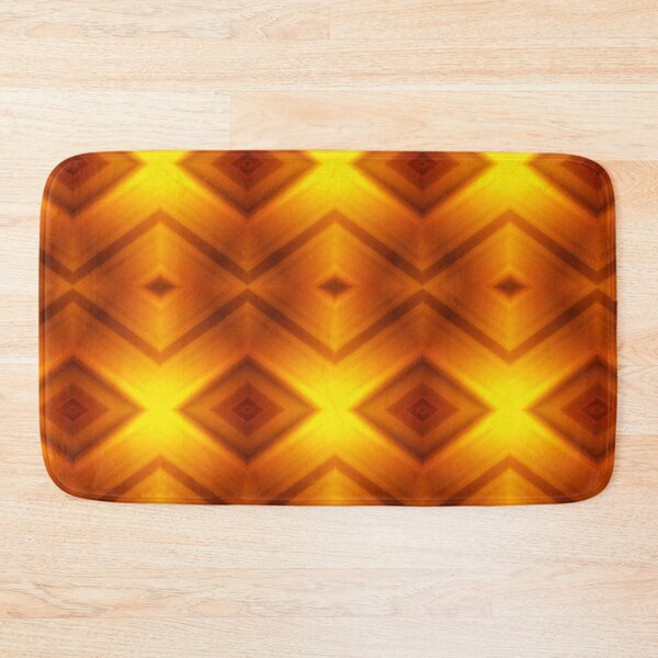 Item preview, Orange and yellow shiny shapes pattern  designed and sold by roshana3.
