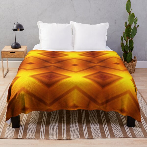 Item preview, Orange and yellow shiny shapes pattern  designed and sold by roshana3.