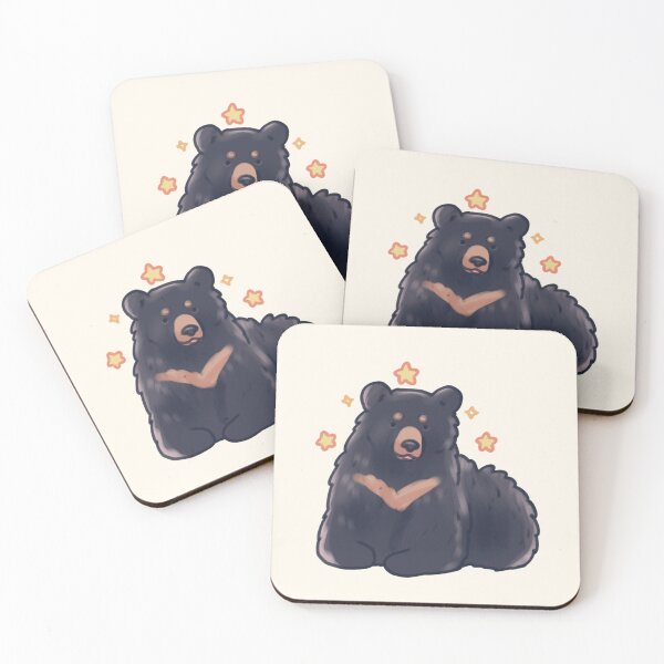 Item preview, Black bear with stars  designed and sold by Artofmayara.