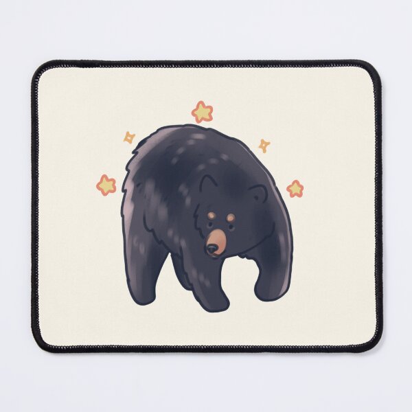 Item preview, Cute Black bear with stars  designed and sold by Artofmayara.