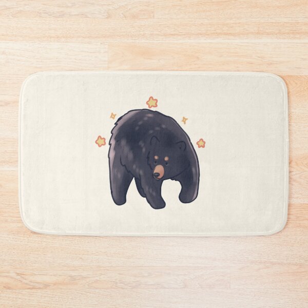 Item preview, Cute Black bear with stars  designed and sold by Artofmayara.