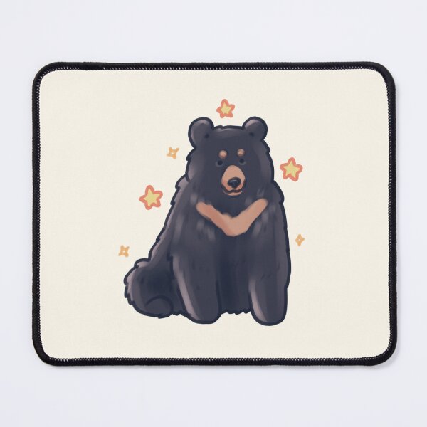 Item preview, Adorable Black bear with stars designed and sold by Artofmayara.