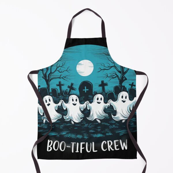 Item preview, "Boo-tiful Crew" Friendly Ghosts in Graveyard designed and sold by MyNiceDesigns.