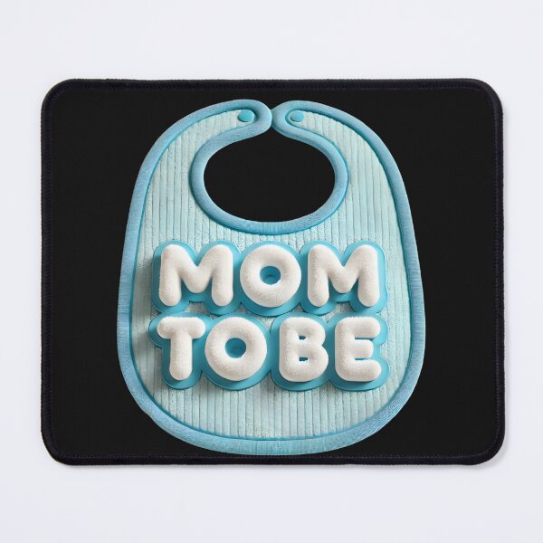 Item preview, Mom To Be Baby Announcement Design with Baby Bib designed and sold by StyLeHi.