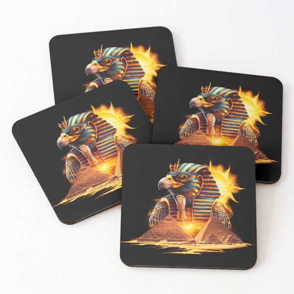 Item preview, Egyptian God Ra Amidst Pyramids and Scorching Sun designed and sold by Street Corsairs.