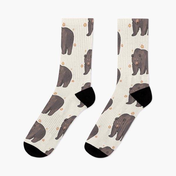 Item preview, Cute grizzly bear with stars  designed and sold by Artofmayara.
