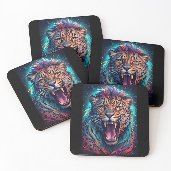 Item preview, Colorful And Majestic Leopard Face designed and sold by Adelberton.