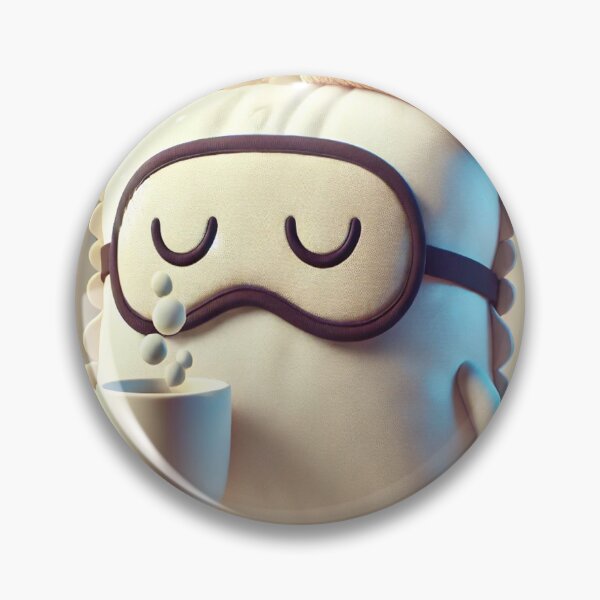 Item preview, Cute Pillow Character with Bubbles and Coffee	 designed and sold by moiecuoii.